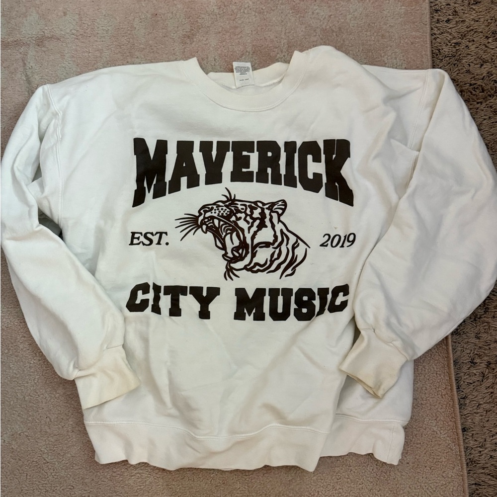 Maverick City White Sweatshirt